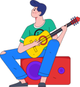 پیش‌نمایش فایل man-playing-guitar-11898826 از پک شخصیت مرد