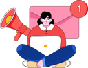 پیش‌نمایش فایل girl-working-on-laptop-while-getting-marketing-mail-12080639 از پک اعلان