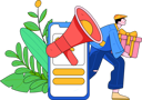 پیش‌نمایش فایل man-getting-reward-campaign-12080628 از پک اعلان