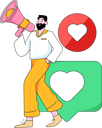پیش‌نمایش فایل man-holding-megaphone-while-announcing-feedback-12080636 از پک اعلان