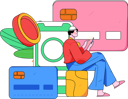 پیش‌نمایش فایل boy-doing-mobile-payment-12080696 از پک پرداخت