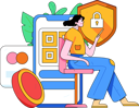 پیش‌نمایش فایل girl-doing-secure-payment-12080692 از پک پرداخت
