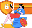 پیش‌نمایش فایل girl-holding-bank-book-12080689 از پک پرداخت