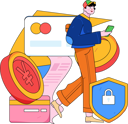 پیش‌نمایش فایل man-doing-mobile-payment-12080694 از پک پرداخت