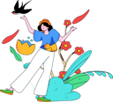 پیش‌نمایش فایل girl-dancing-in-park-12080969 از پک بهار