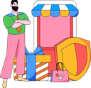 پیش‌نمایش فایل man-secures-his-shopping-12080817 از پک حفاظت از خرید