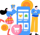پیش‌نمایش فایل digital-shopping-12091672 از پک خرید