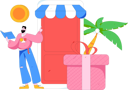 پیش‌نمایش فایل man-doing-shopping-12091701 از پک خرید