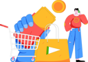 پیش‌نمایش فایل man-saving-money-for-shopping-purchase-12091667 از پک خرید