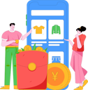 پیش‌نمایش فایل mobile-shopping-discount-12091696 از پک خرید