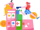 پیش‌نمایش فایل people-doing-online-shopping-12091678 از پک خرید