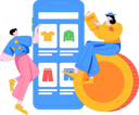 پیش‌نمایش فایل people-doing-online-shopping-during-sale-12091695 از پک خرید