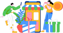 پیش‌نمایش فایل people-shopping-on-online-store-12091690 از پک خرید