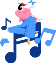 پیش‌نمایش فایل girl-listening-music-at-home-12090629 از پک موسیقی