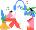 پیش‌نمایش فایل girls-exploring-music-12090627 از پک موسیقی