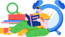 پیش‌نمایش فایل boy-reading-book-on-time-12091393 از پک خواندن