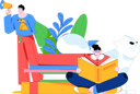 پیش‌نمایش فایل boy-with-book-12090607 از پک دانش