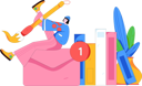 پیش‌نمایش فایل girl-with-book-12090619 از پک دانش