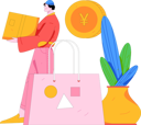 پیش‌نمایش فایل man-carries-shopping-box-12090181 از پک تجارت الکترونیک