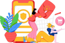 پیش‌نمایش فایل woman-adds-item-in-her-shopping-cart-12090163 از پک تجارت الکترونیک