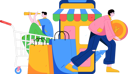 پیش‌نمایش فایل boy-forecasts-shopping-vision-12090154 از پک تجارت الکترونیک