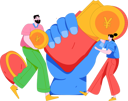 پیش‌نمایش فایل people-loves-to-do-digital-shopping-12090139 از پک تجارت الکترونیک