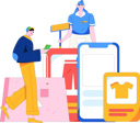 پیش‌نمایش فایل people-scrolls-for-their-interested-items-on-application-12090132 از پک تجارت الکترونیک
