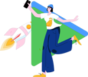 پیش‌نمایش فایل employee-runs-for-presentation-rush-12089844 از پک دویدن
