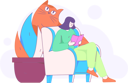 پیش‌نمایش فایل girl-reading-book-12111697 از پک خواندن