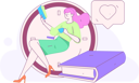 پیش‌نمایش فایل girl-reading-literature-12111683 از پک خواندن