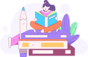 پیش‌نمایش فایل girl-book-reading-12111913 از پک روز جهانی کتاب