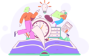 پیش‌نمایش فایل girl-student-reading-book-12111883 از پک روز جهانی کتاب