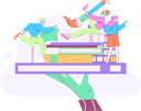 پیش‌نمایش فایل happy-man-reading-book-12111885 از پک روز جهانی کتاب