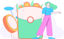 پیش‌نمایش فایل female-shopping-online-12111398 از پک خرید