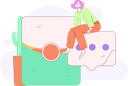 پیش‌نمایش فایل girl-doing-online-shopping-12111424 از پک خرید