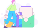 پیش‌نمایش فایل boy-doing-virtual-shopping-12110807 از پک پاداش های خرید