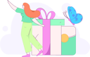پیش‌نمایش فایل girl-receives-shopping-voucher-12110810 از پک پاداش های خرید
