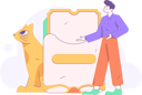 پیش‌نمایش فایل man-doing-digital-shopping-12110819 از پک پاداش های خرید