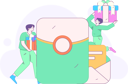پیش‌نمایش فایل men-receiving-shopping-cashback-offer-12110805 از پک پاداش های خرید