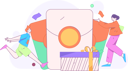 پیش‌نمایش فایل people-receiving-shopping-rewards-12110852 از پک پاداش های خرید
