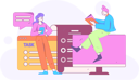 پیش‌نمایش فایل an-reading-book-while-girl-making-task-list-12110443 از پک آموزش
