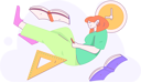 پیش‌نمایش فایل girl-doing-online-study-12110438 از پک آموزش