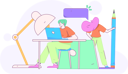 پیش‌نمایش فایل girl-doing-virtual-study-using-laptop-12110432 از پک آموزش