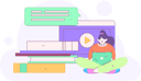 پیش‌نمایش فایل girl-learning-online-using-laptop-12110425 از پک آموزش