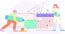 پیش‌نمایش فایل girl-teaching-while-making-study-schedule-12110449 از پک آموزش