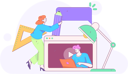 پیش‌نمایش فایل young-girl-and-boy-doing-digital-study-12110437 از پک آموزش