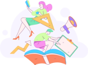 پیش‌نمایش فایل girl-and-boy-doing-study-12110393 از پک آموزش