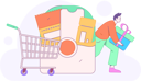 پیش‌نمایش فایل boy-doing-gift-shopping-12110337 از پک تجارت الکترونیک