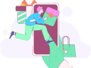 پیش‌نمایش فایل boy-doing-shopping-payment-12110308 از پک تجارت الکترونیک