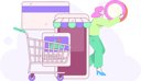 پیش‌نمایش فایل girl-doing-cash-payment-for-shopping-12110323 از پک تجارت الکترونیک